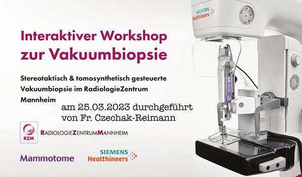 Workshop für stereotaktisch und tomosynthetisch gesteuerte Vakuumbiopsien (VSB)