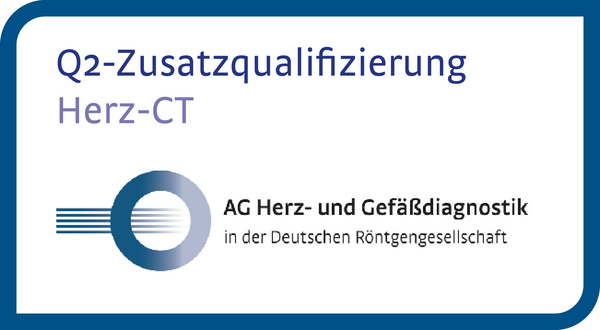 AG Herz- und Gefäßdiagnostik Zusatz-Zertifizierungssiegel Q2 Herz CT